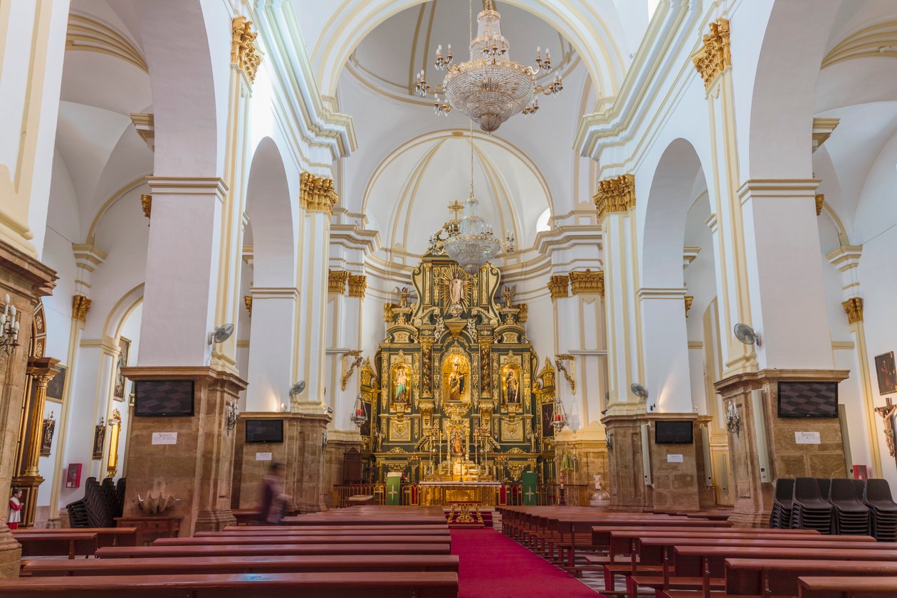 Marbella, Costa del Sol, Spanien. Kyrka. av Unbekannt Unbekannt