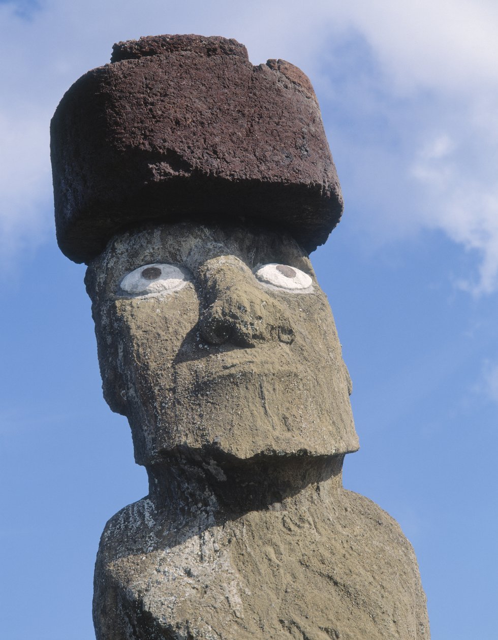 Monolitisk staty på Ahu Ko Te Riku, ca 1000-1600 av Unbekannt Unbekannt