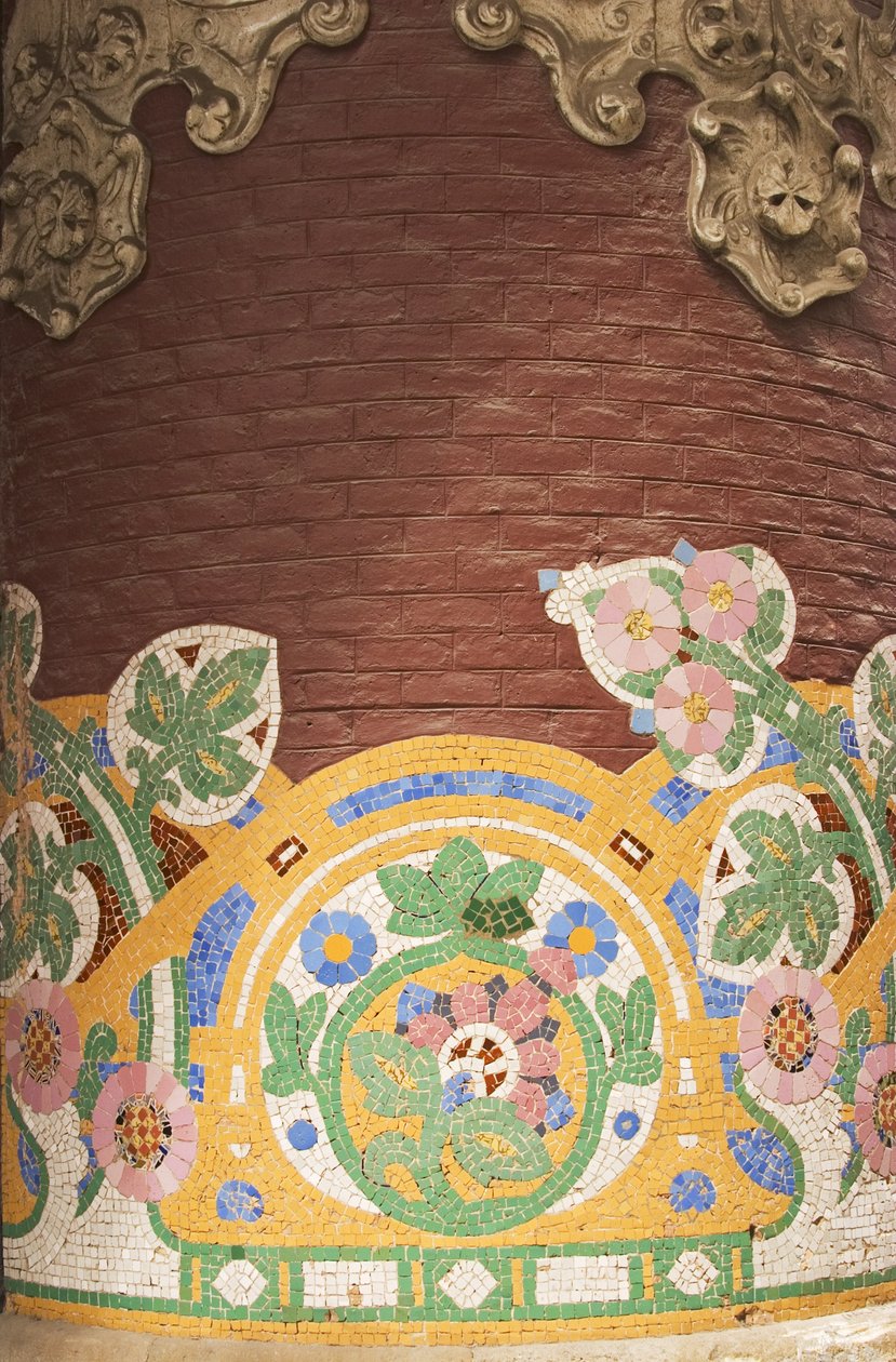 Mosaikdetalj, 1908 av Unbekannt Unbekannt