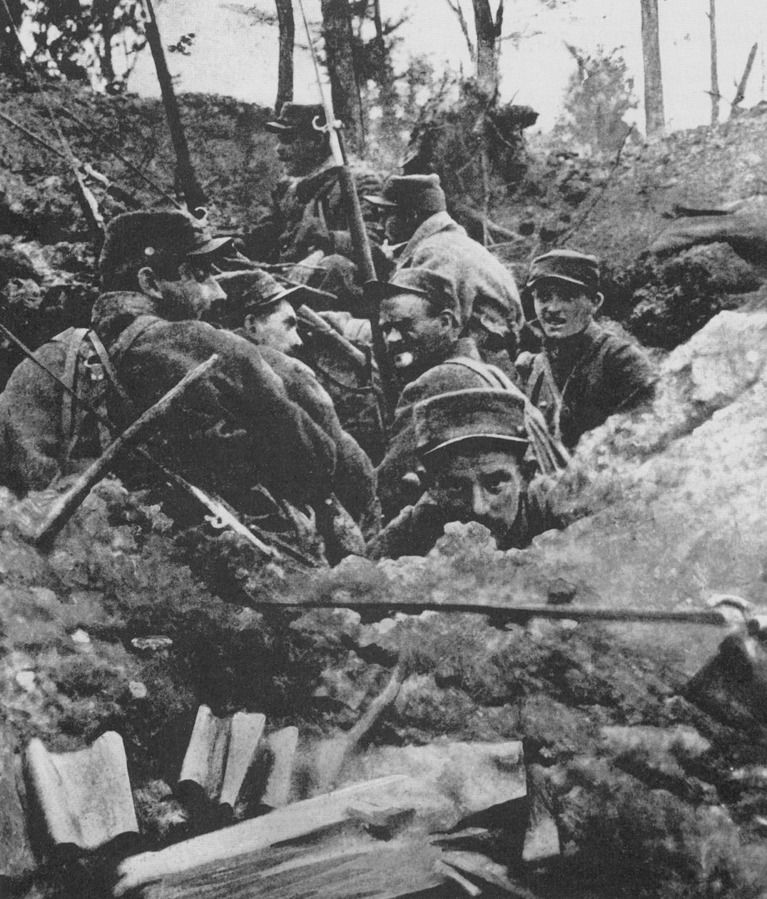 Portugisisk expeditionsstyrka vid slaget vid Lysen, 1918 av Unbekannt Unbekannt