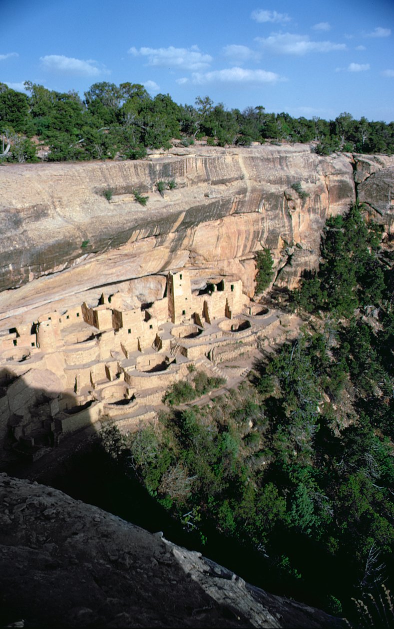 Pueblo indiska klippbostäder, byggda 1000-1300-talet av Unbekannt Unbekannt