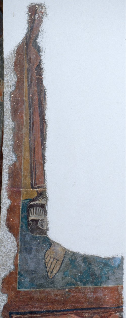 Rester av en figur från Santa Maria de Taüll (573633) av Unbekannt Unbekannt