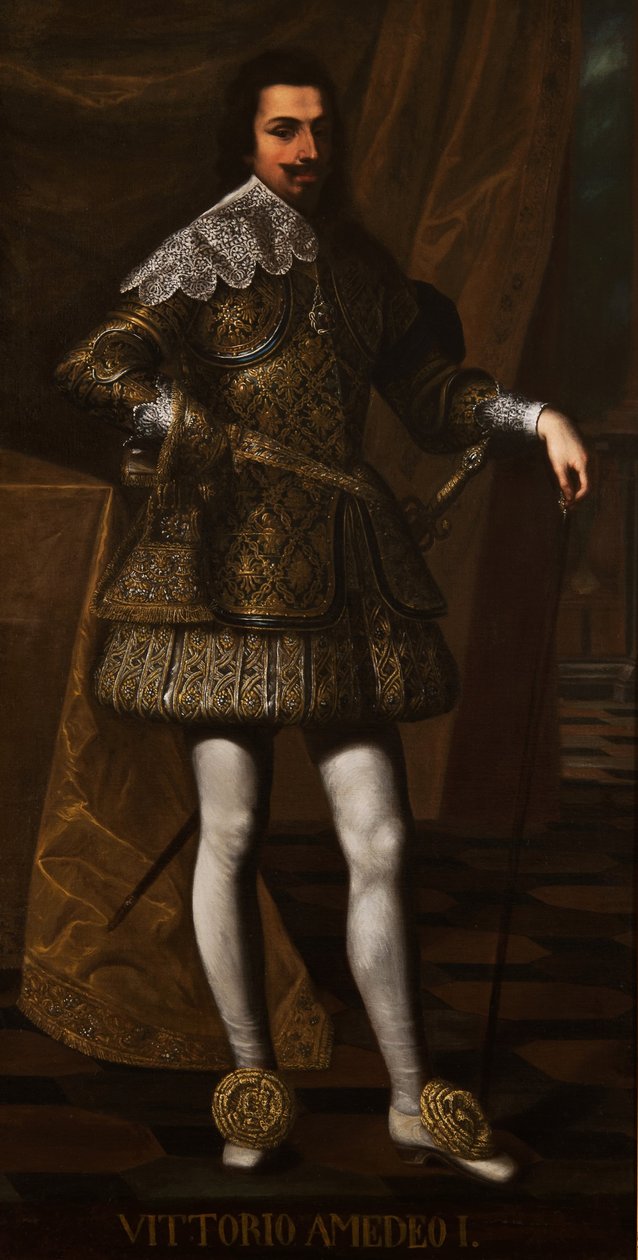 Porträtt av Vittorio Amedeo I av Unbekannt Unbekannt