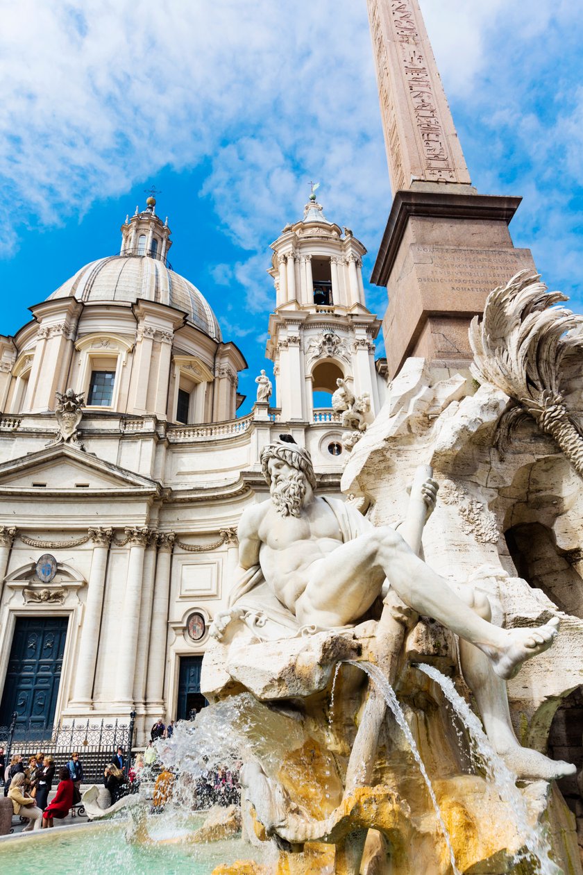 Rom, Italien. Piazza Navona. av Unbekannt Unbekannt