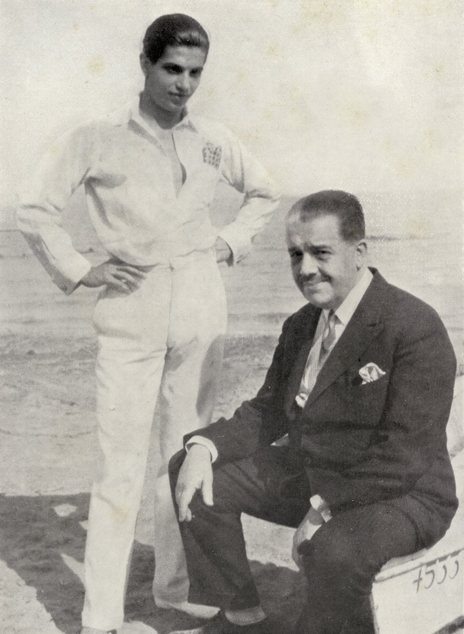 Serge Lifar och Sergei Pavlovich Diaghilev, från "Footnotes to the Ballet", publicerad 1938 av Unbekannt Unbekannt