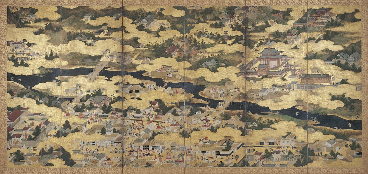 Sikt i och runt Kyoto av Unbekannt Unbekannt