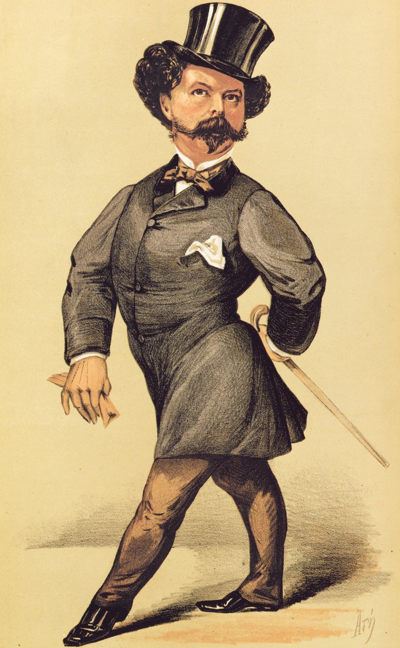 Sir Robert Peel (1822-95), tecknad film från Vanity Fair, 19 mars 1870 av Unbekannt Unbekannt