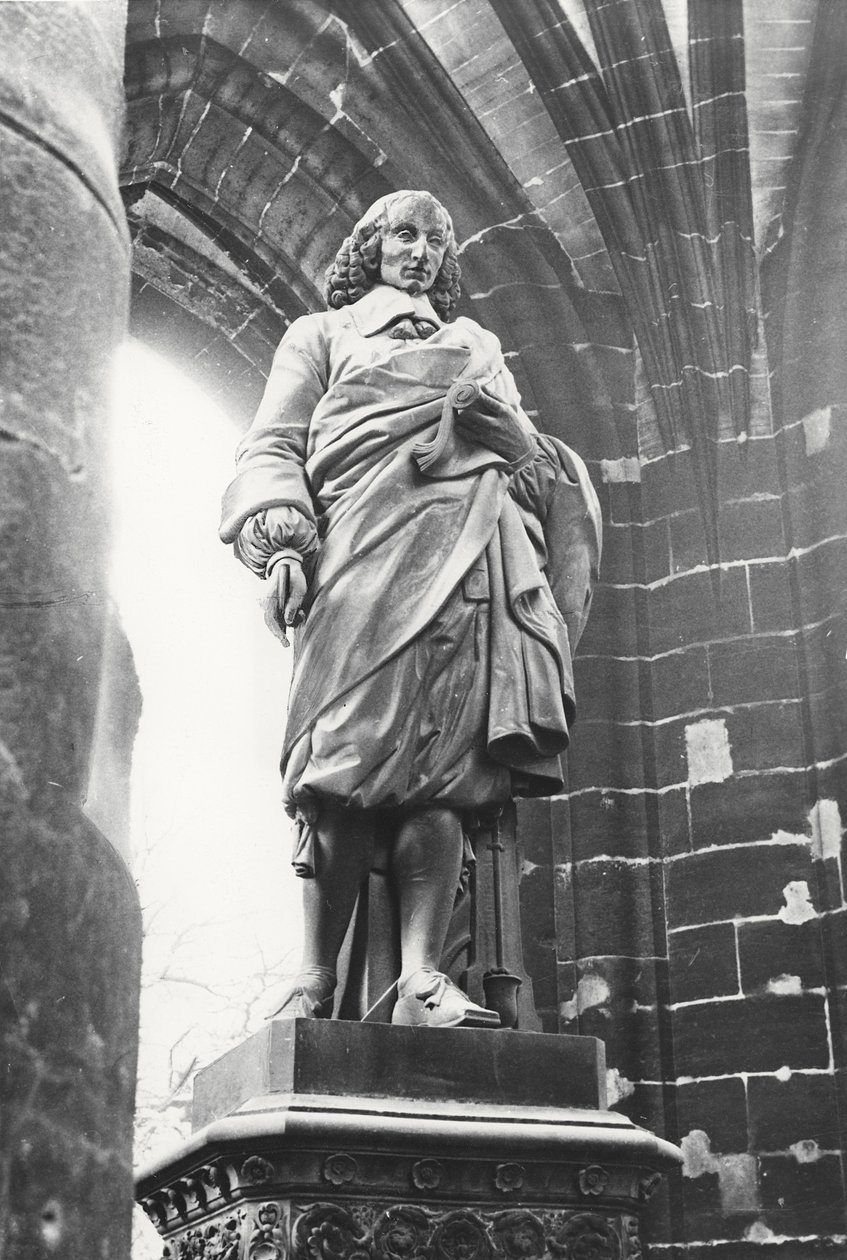 Staty av Blaise Pascal, Paris, Frankrike av Unbekannt Unbekannt