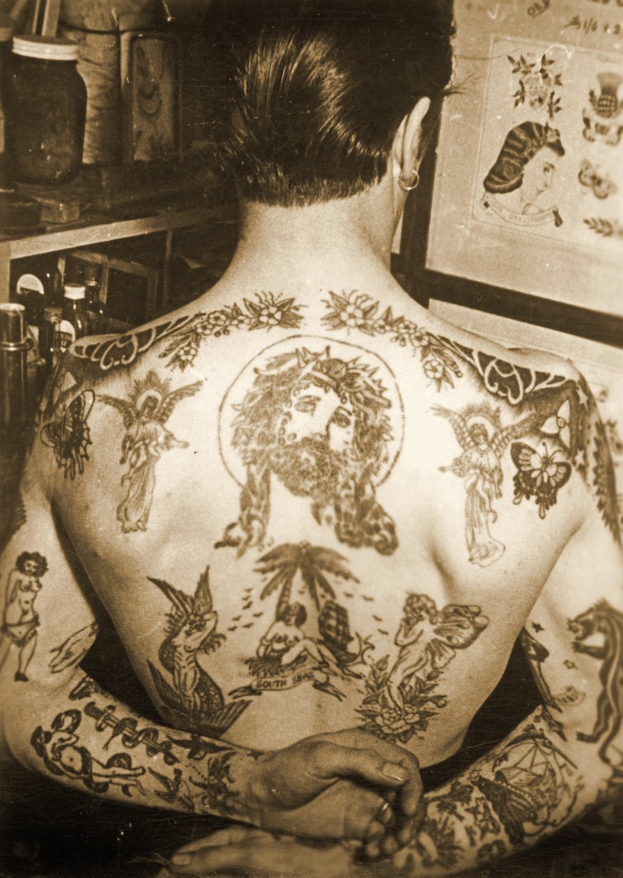 Tatuerad man av Unbekannt Unbekannt