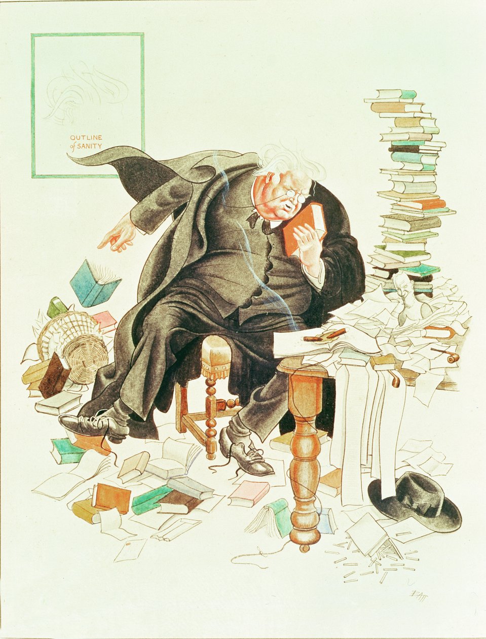 "The Outline of Sanity" satirisk serie av G.K. Chesterton av Unbekannt Unbekannt