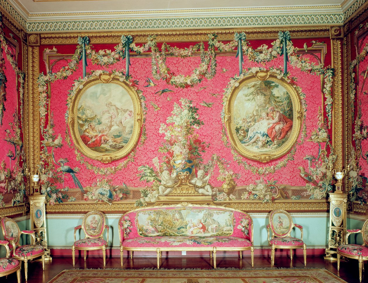 Tapetrummet, c.1763 foto av Unbekannt Unbekannt