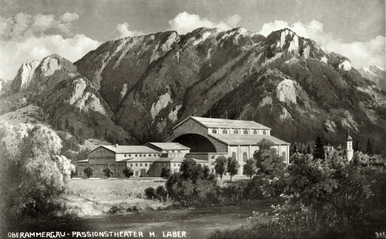 Teatern i Oberammergau, 1930 av Unbekannt Unbekannt