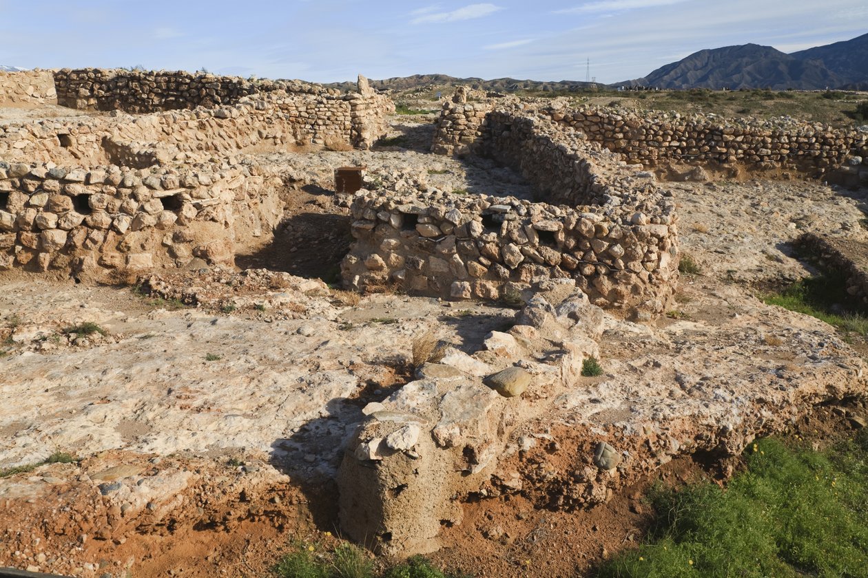 O le faitotoa autu ma le barbican i le taulaga, Los Millares, latalata i Santa Fe Mondujar (vaai foi 329931) swed av Unbekannt Unbekannt