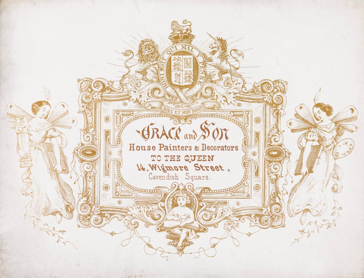Tradecard, Frederick Crace och Son av Unbekannt Unbekannt