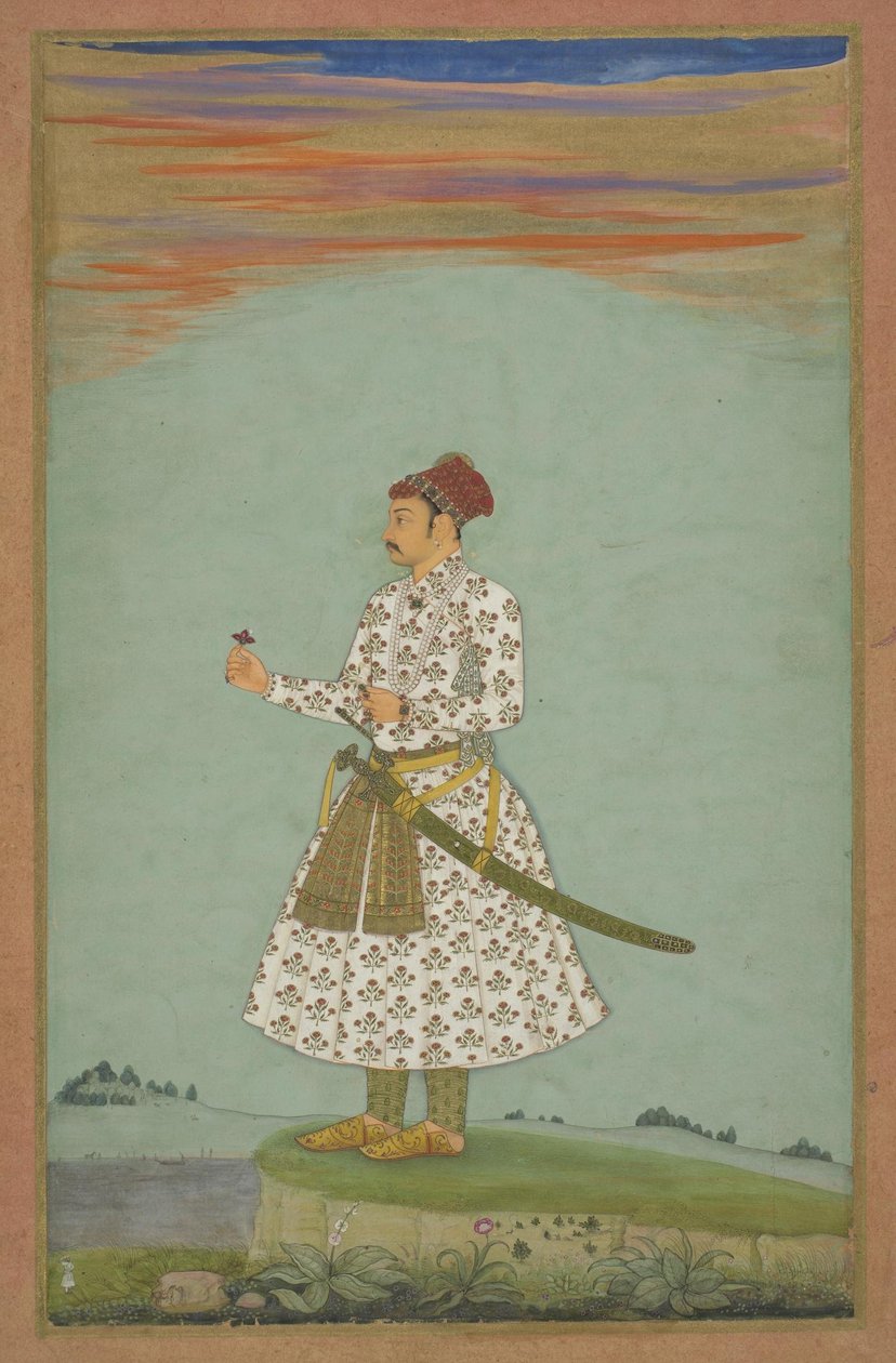 Okänd indian - Maharaja Rama Singh (I) av Amber av Unbekannt Unbekannt