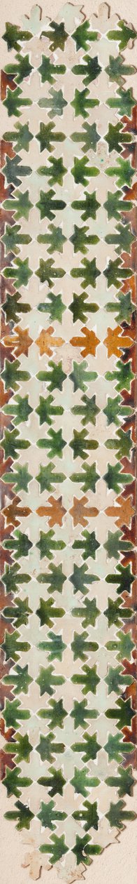 Okänd, Spanien, 1300 -talet - Mosaic Tile Panel av Unbekannt Unbekannt