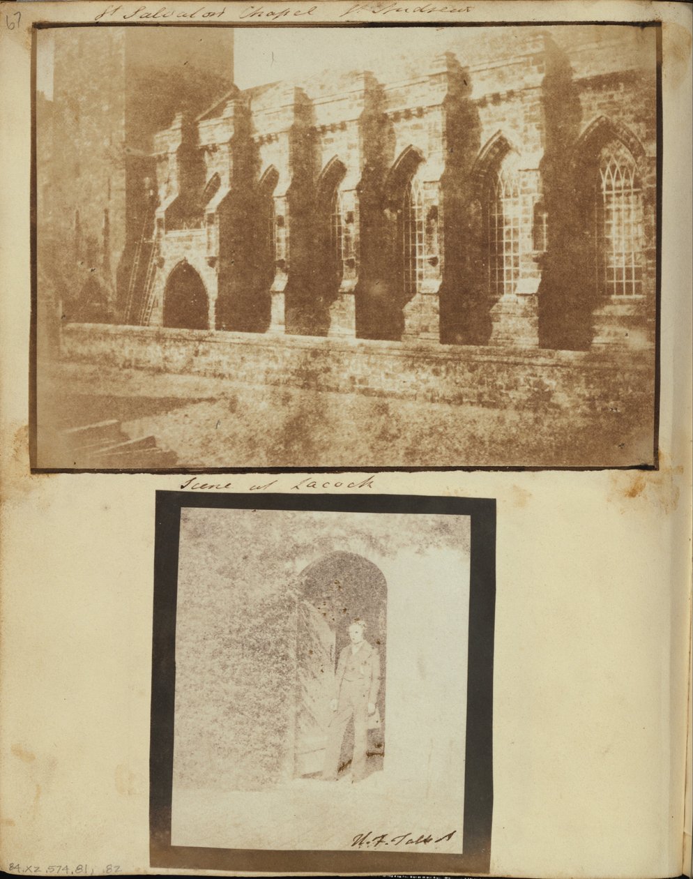 Okänd tillverkare, brittisk - St. Salvators College Chapel, St. Andrews från sydväst. av Unbekannt Unbekannt