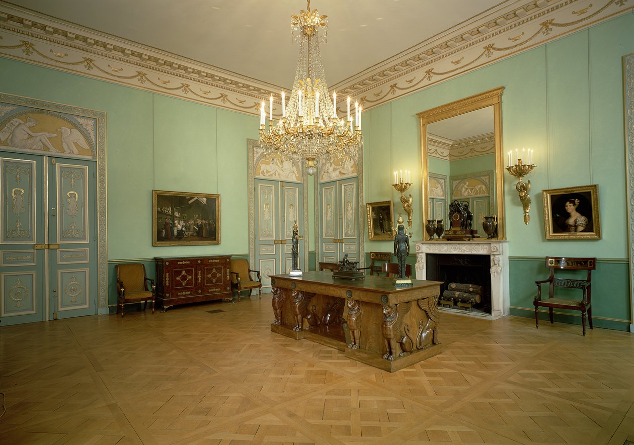 Utsikt över salongen av Musee Marmottan Monet, Paris, 1700-1800-talet av Unbekannt Unbekannt