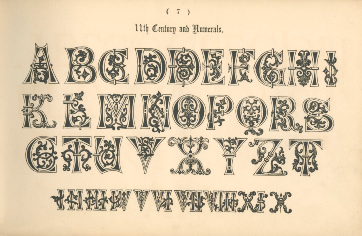 1000-talet och siffror, 1862 av Unbekannt