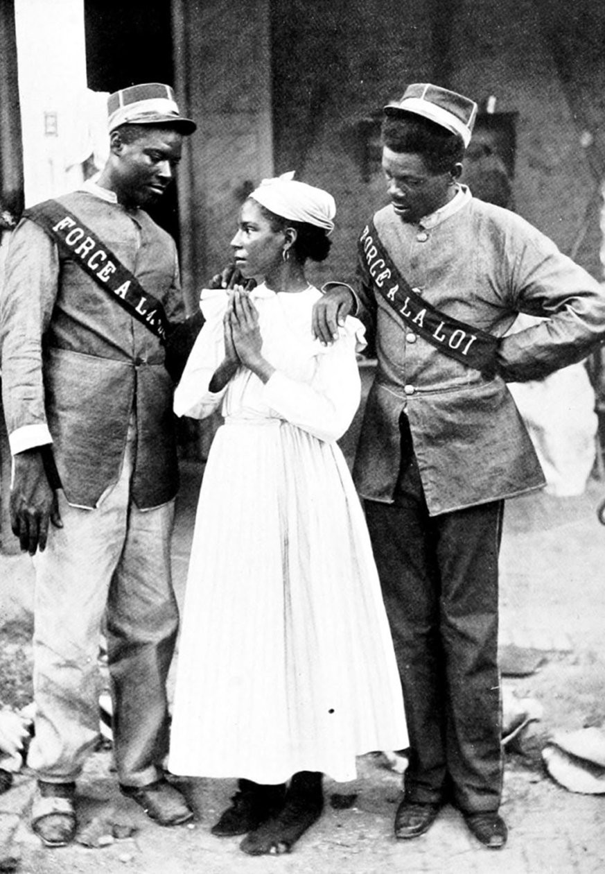 19369N HAITI haitisk polis före den amerikanska ockupationen 1917 av Unbekannt