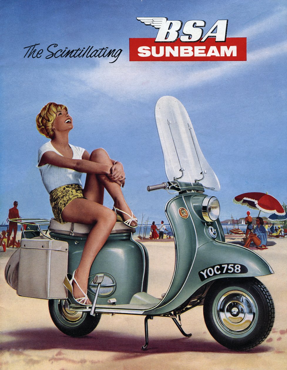 1964 BSA Sunbeam skoterbroschyr. av Unbekannt
