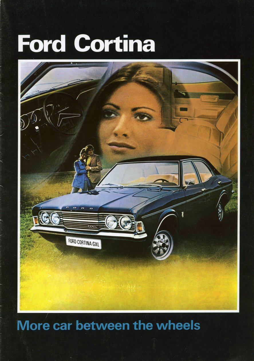 1972 Ford Cortina Mk3 försäljningsbroschyromslag. av Unbekannt