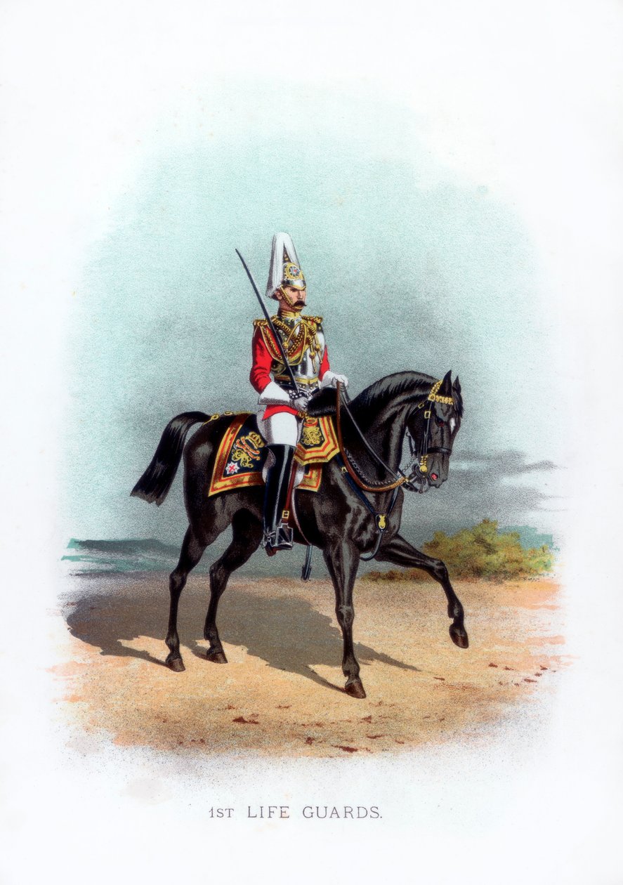 Första livgardet, 1888 av Unbekannt