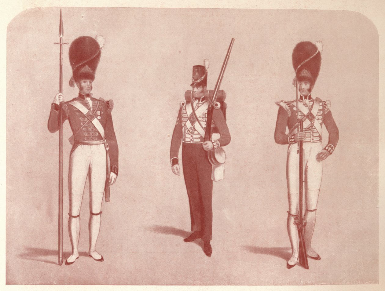 1:a eller grenadjärregementet av garde 1815, 1909 av Unbekannt