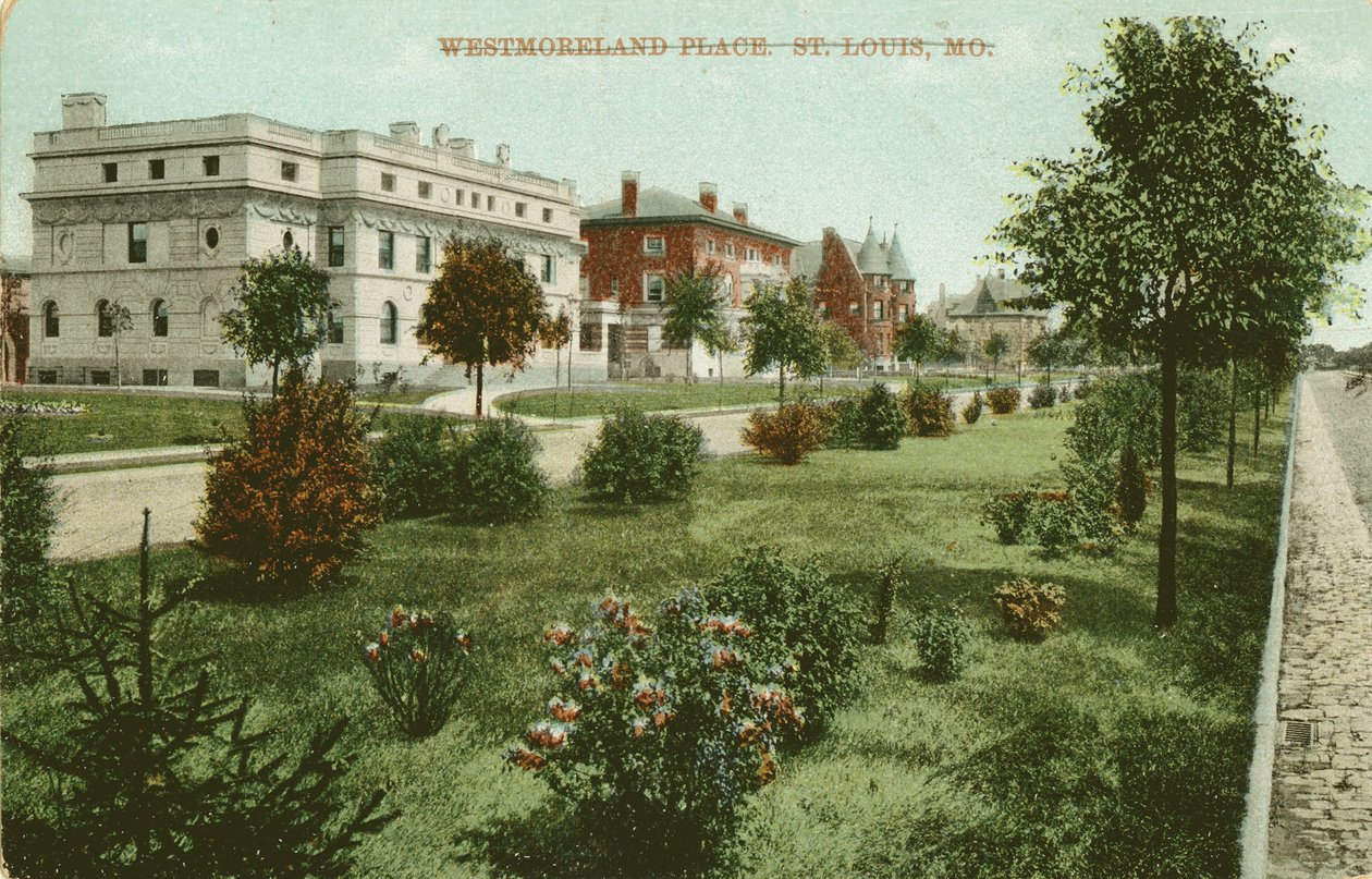 25 Portland Place, McMillan (later Jackson Johnson) residence, built 1892; 23 Portland Place, William H. and Florence Plimpton Thornburgh, built 1892; 19 Portland Place, Oliver A. Hart residence, built 1893 av Unbekannt