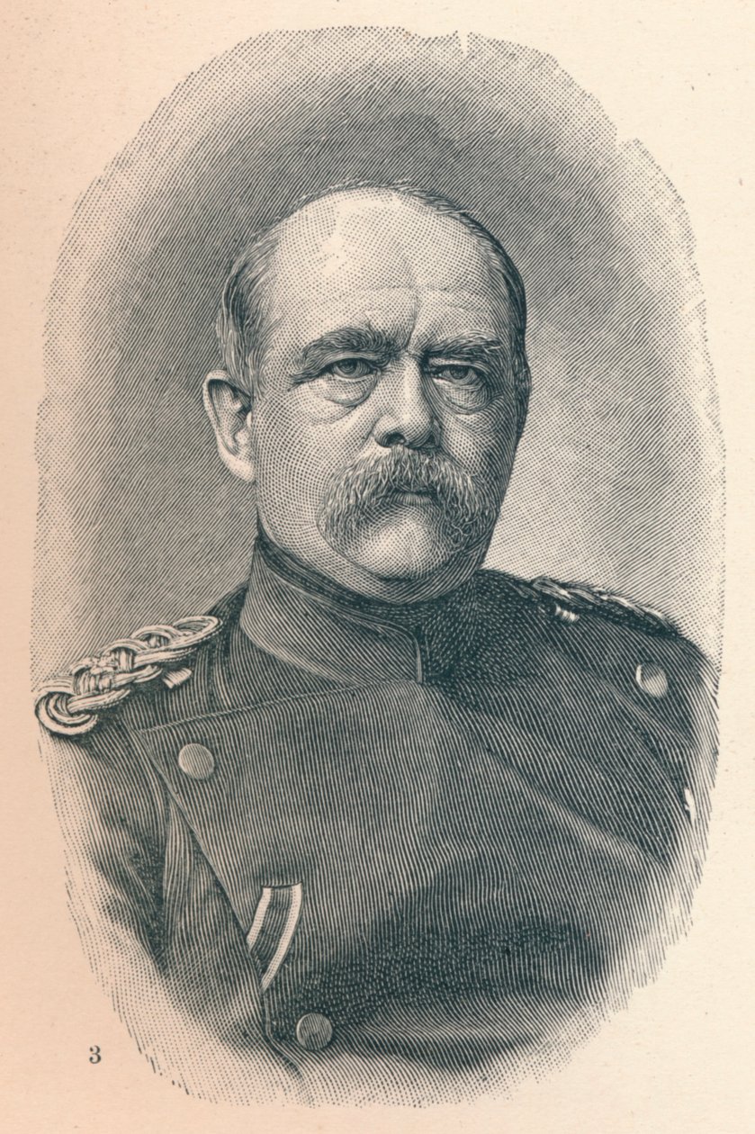 3 - Otto Von Bismarck i fyra skeden av sin karriär, 1907 av Unbekannt