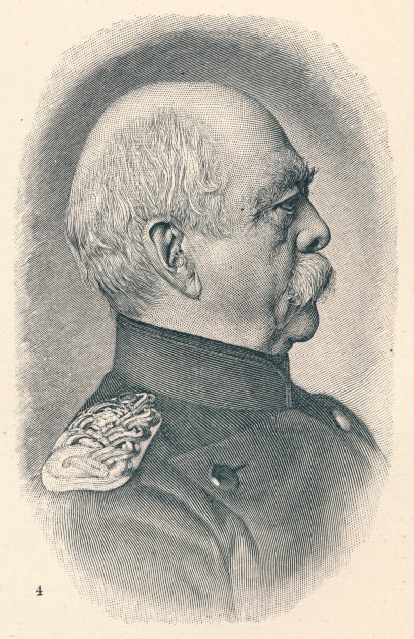 4 - Otto Von Bismarck i fyra skeden av sin karriär, 1907 av Unbekannt