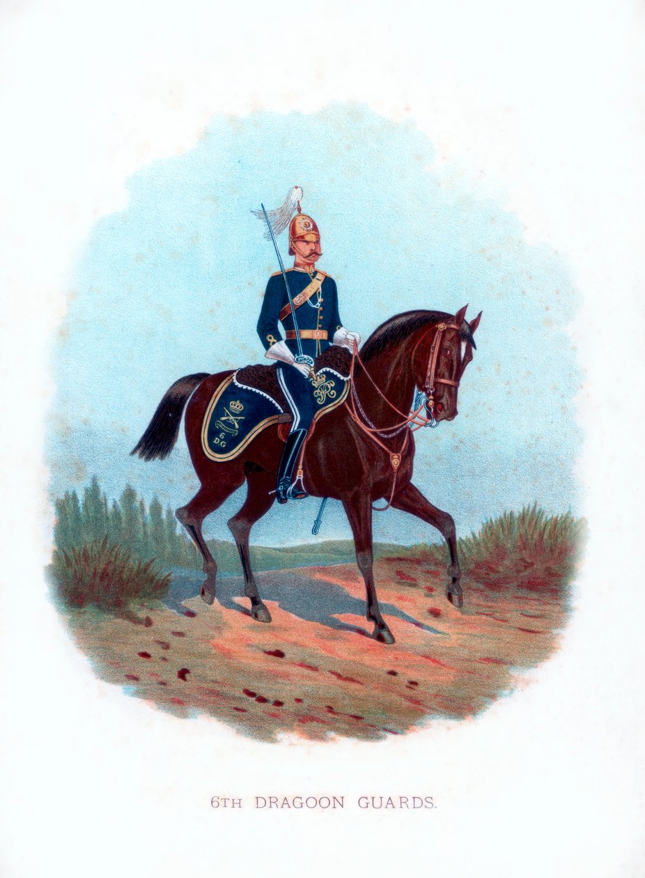 6:e dragongardet, 1888 av Unbekannt