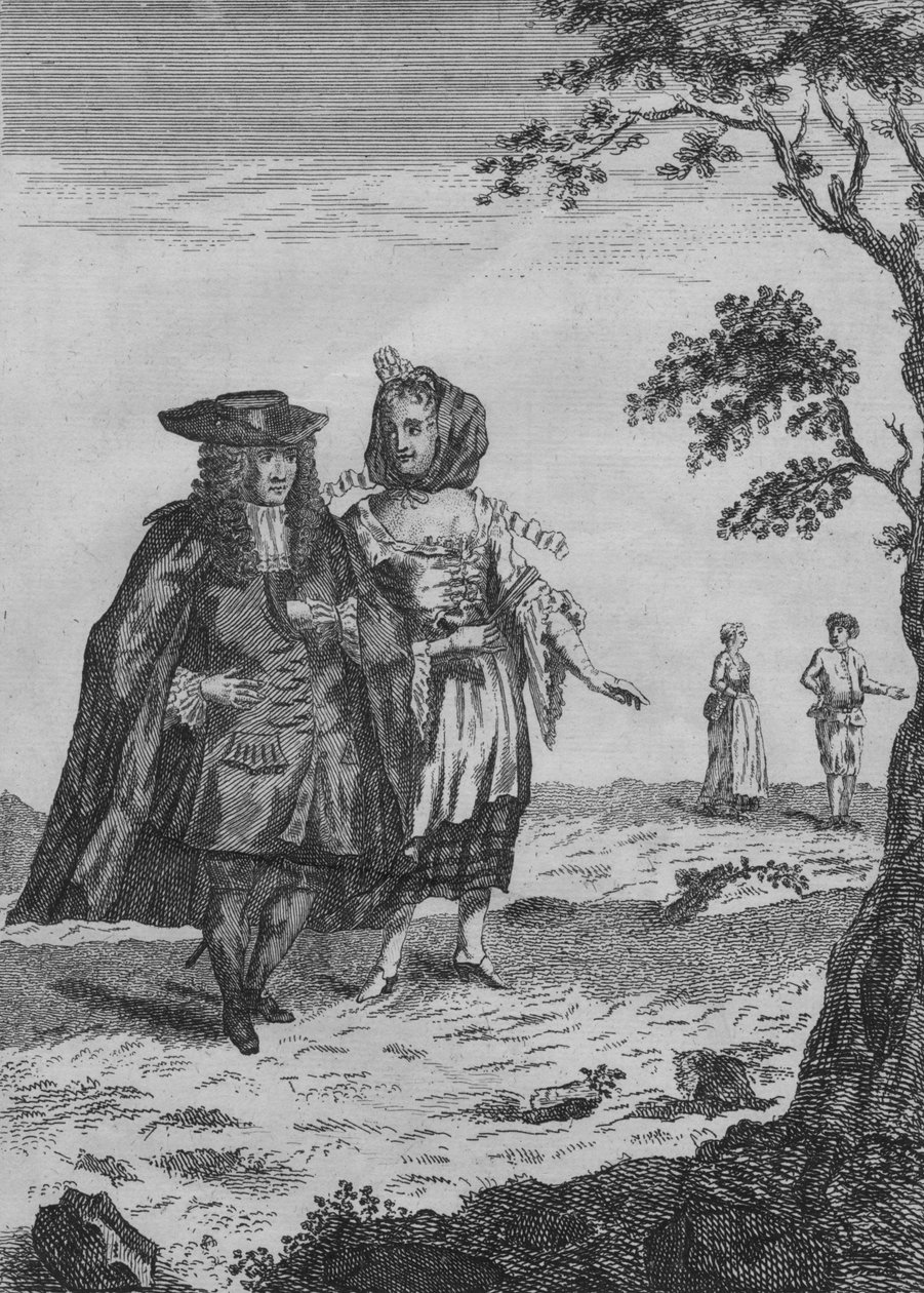 A Burgomaster and His Wife, sent 1600-tidigt 1700-tal av Unbekannt