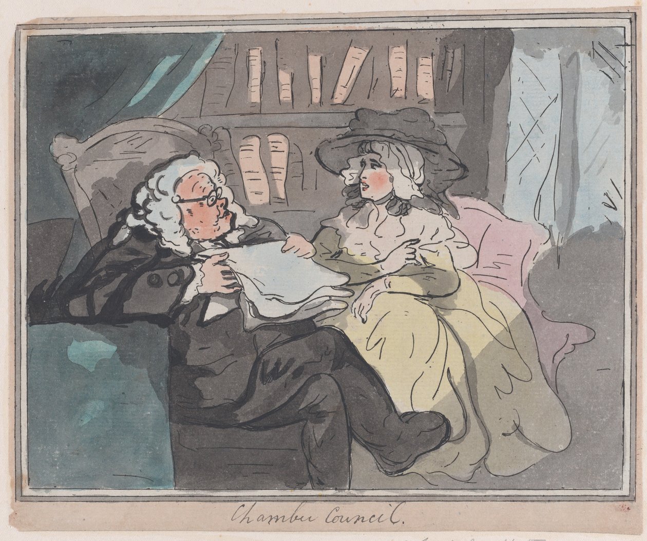 En rådgivares åsikt efter att han hade gått i pension från praktiken, ca. 1780-94., ca. 1780-94. av Unbekannt