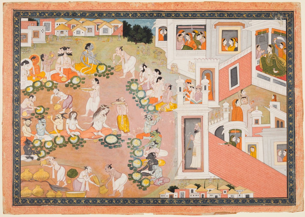 En fest för gudarna, c. 1810. av Unbekannt