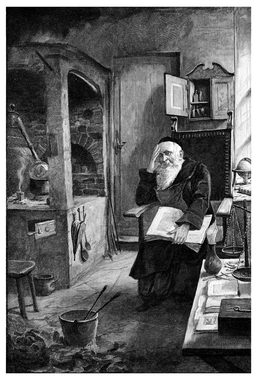 En eld brann alltid på hans härd, 1901 av Unbekannt