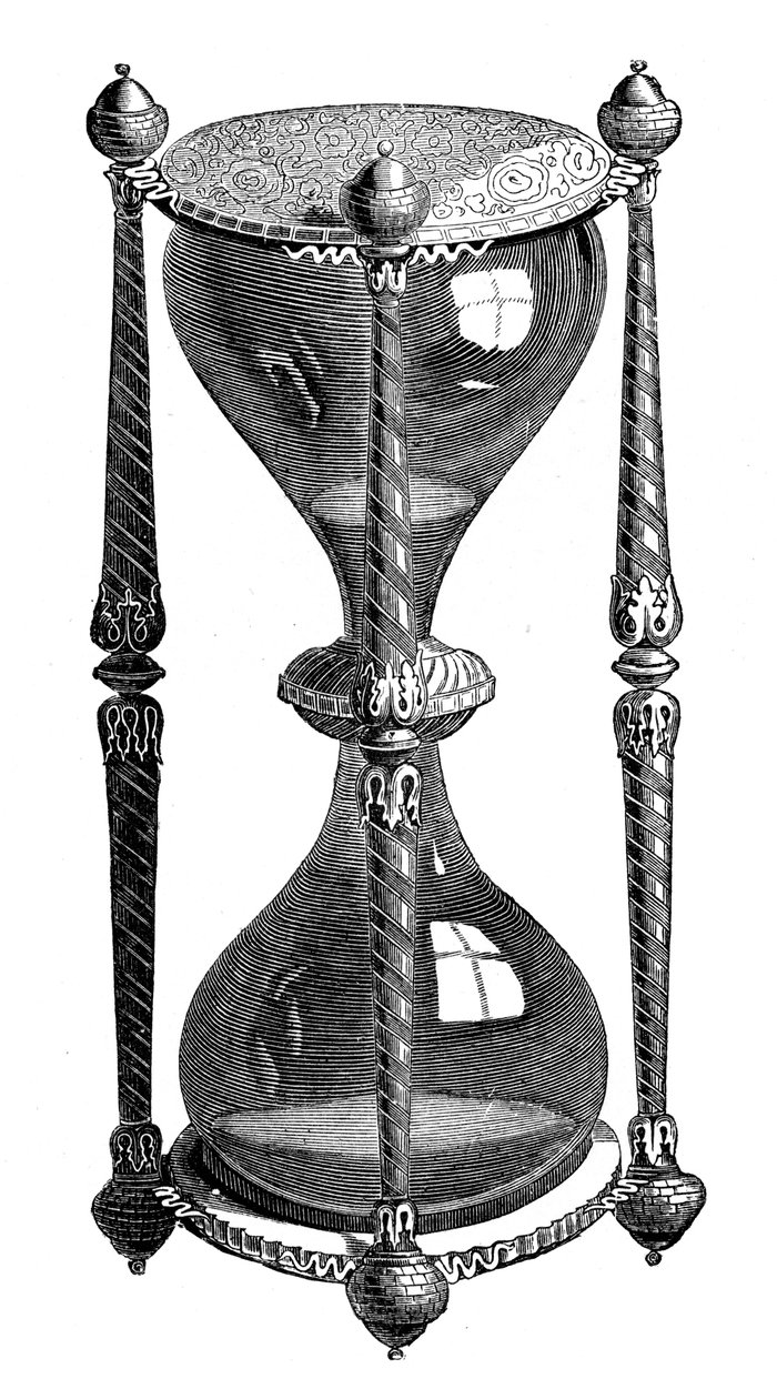 Ett franskt timglas, 1500-talet, 1870 av Unbekannt