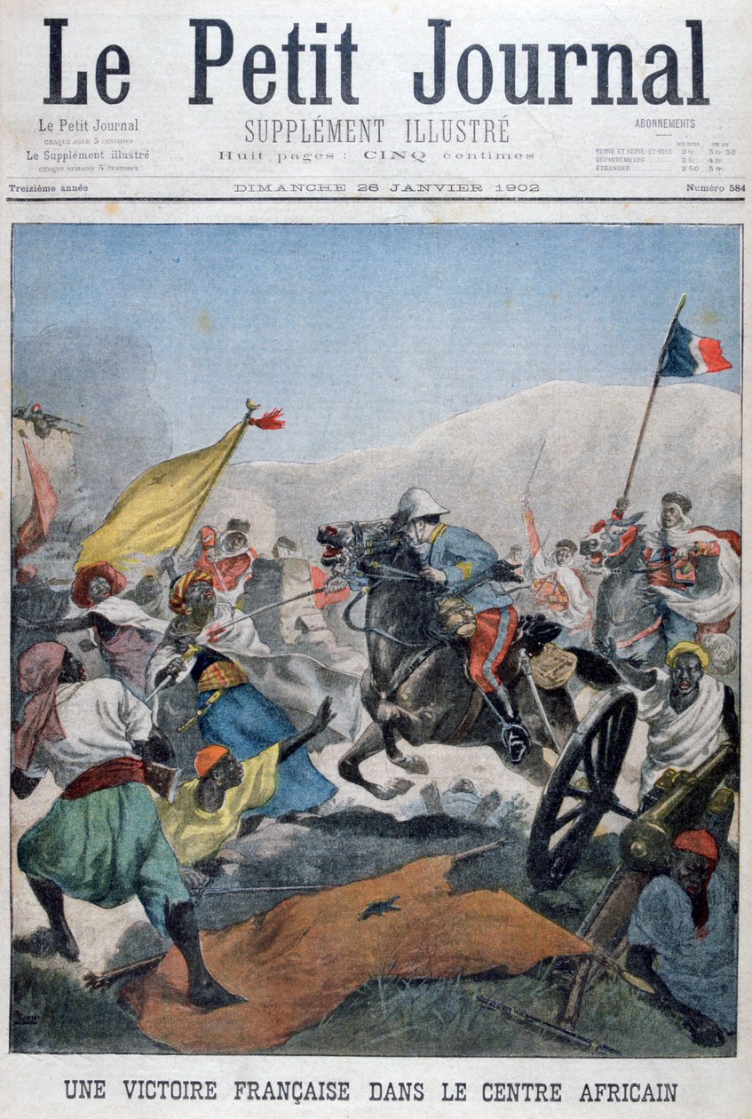 En fransk seger i Centralafrika, 1902 av Unbekannt