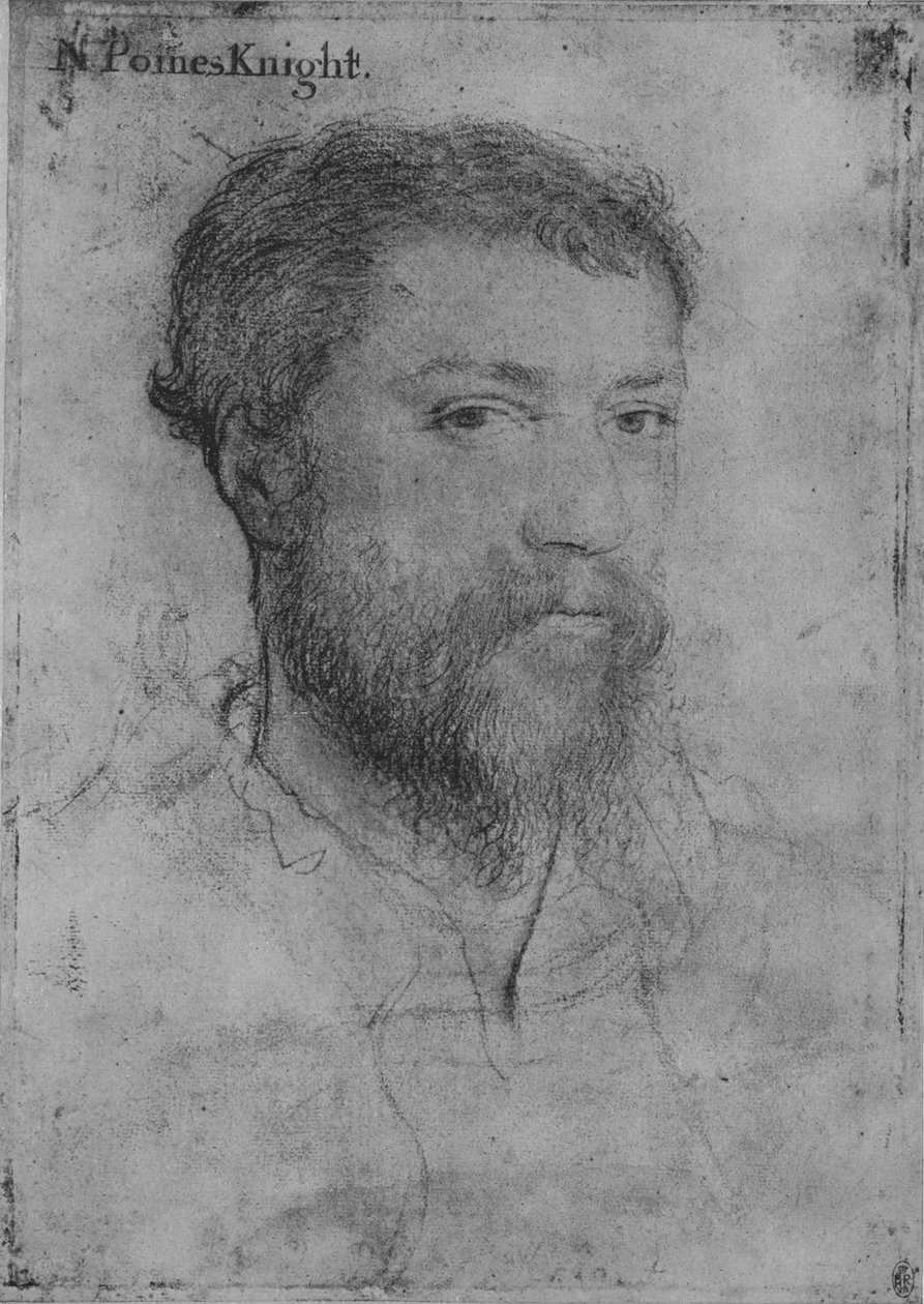 A Gentleman: Unknown Not av Holbein, c1500-talet 1945 av Unbekannt