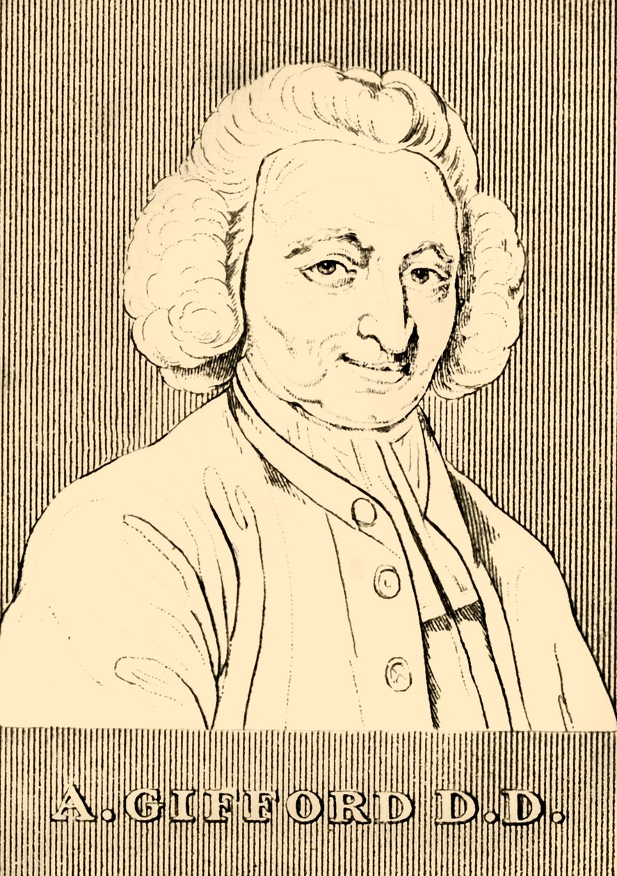 A. Gifford D.D., 1700-1784, 1830. av Unbekannt
