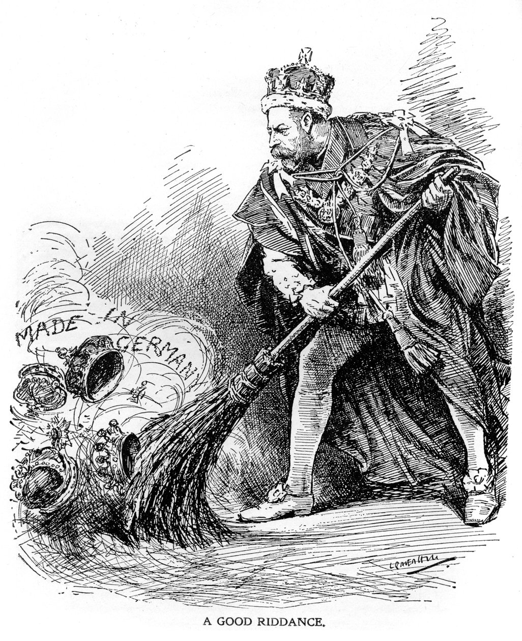 A Good Riddance, första världskriget, 1914-1918, c1920 av Unbekannt