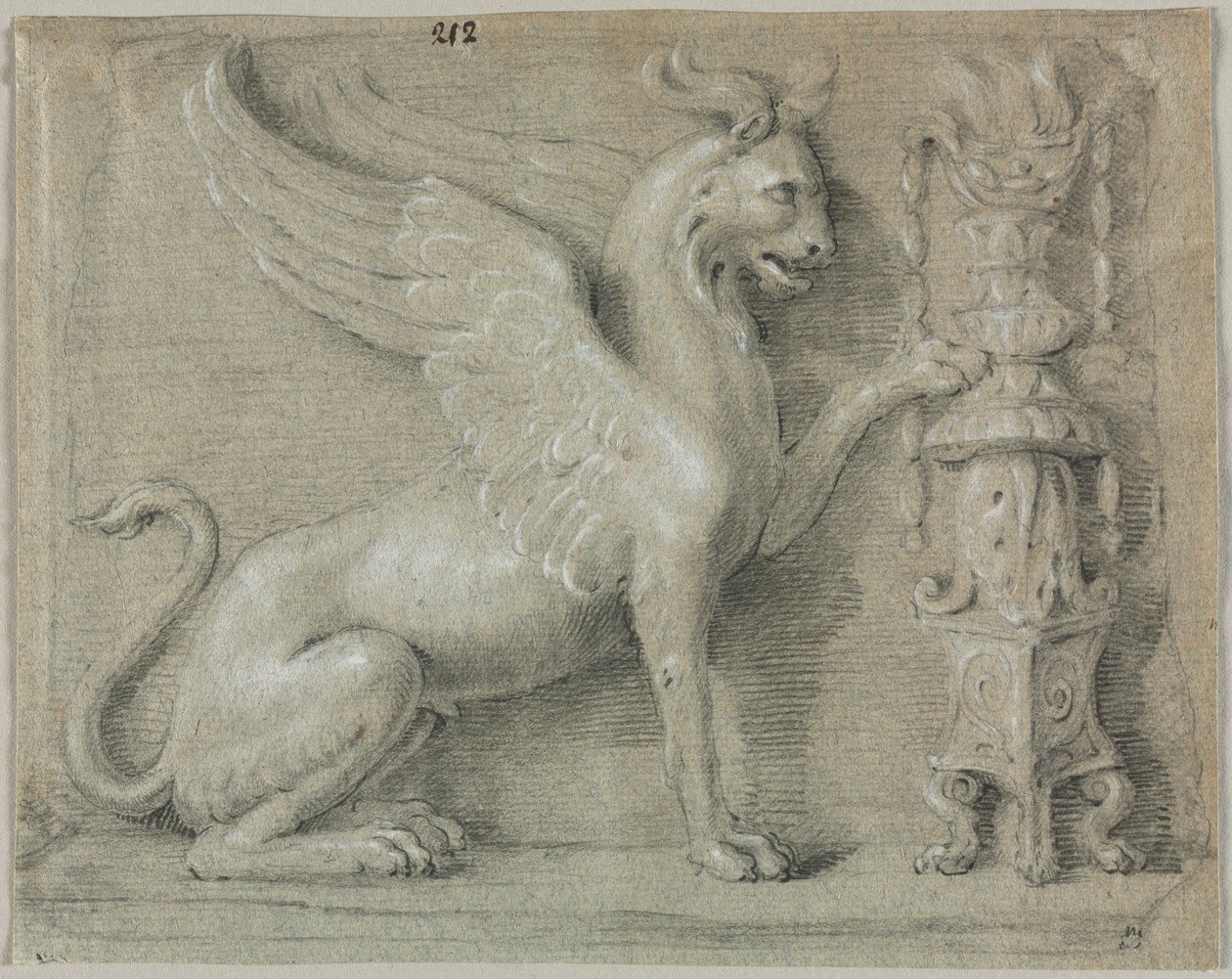 A Griffin Relief, 1700-tal. av Unbekannt
