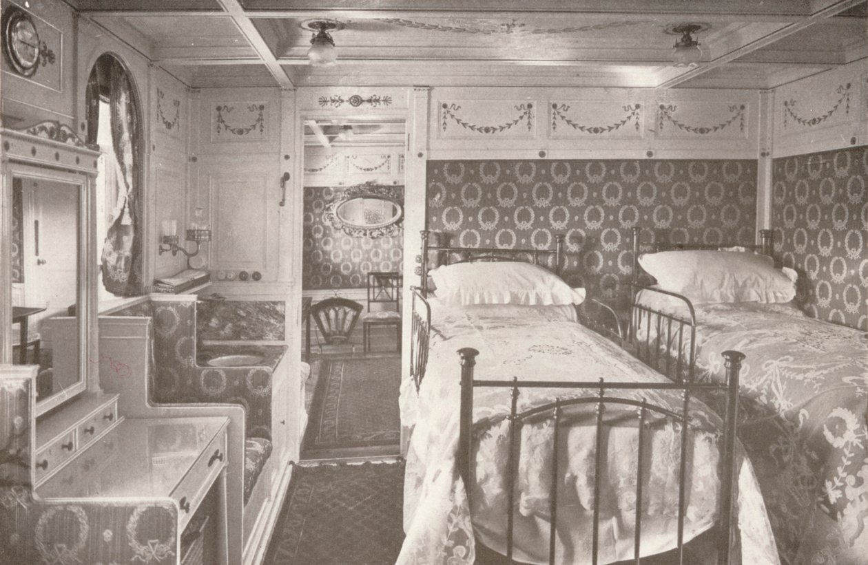 Ett hem på det böljande djupet. Ombord på en Royal Mail., 1914 av Unbekannt