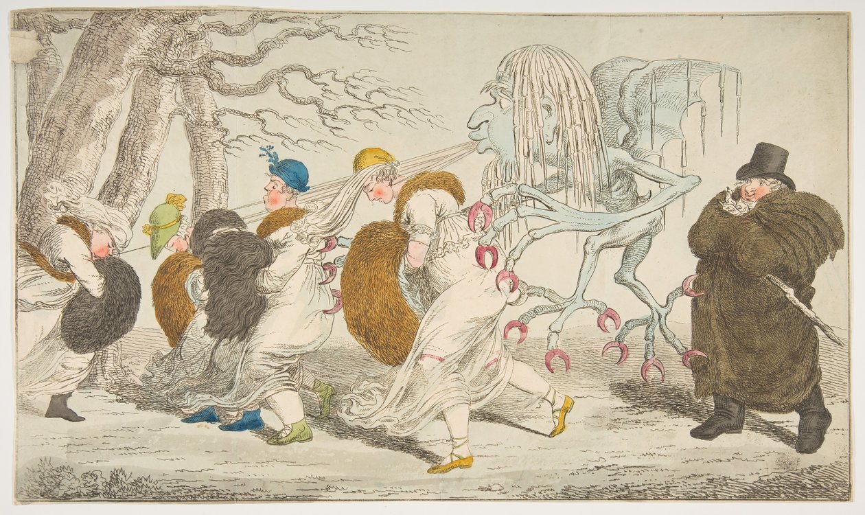 A Naked Truth, or Nipping Frost, 2 februari 1803. av Unbekannt