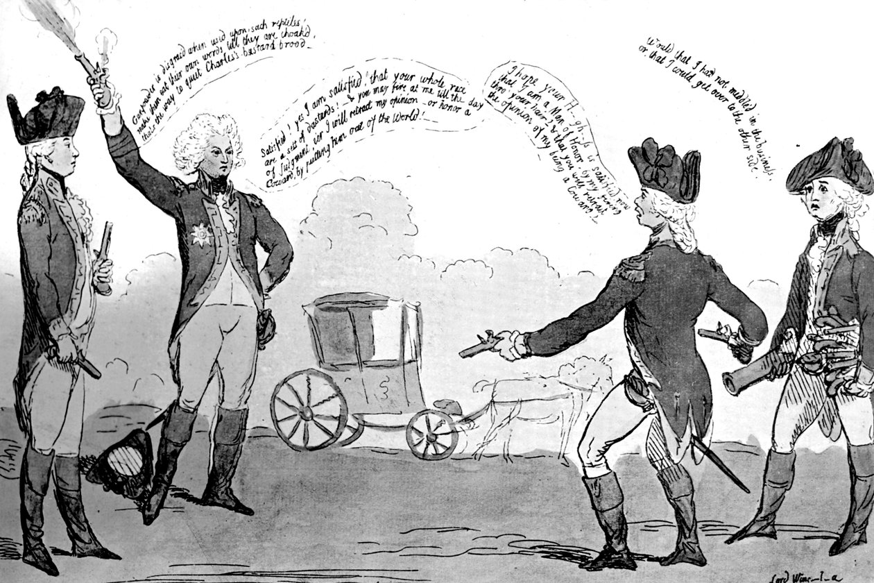En prins och en poltroon, 1789 av Unbekannt