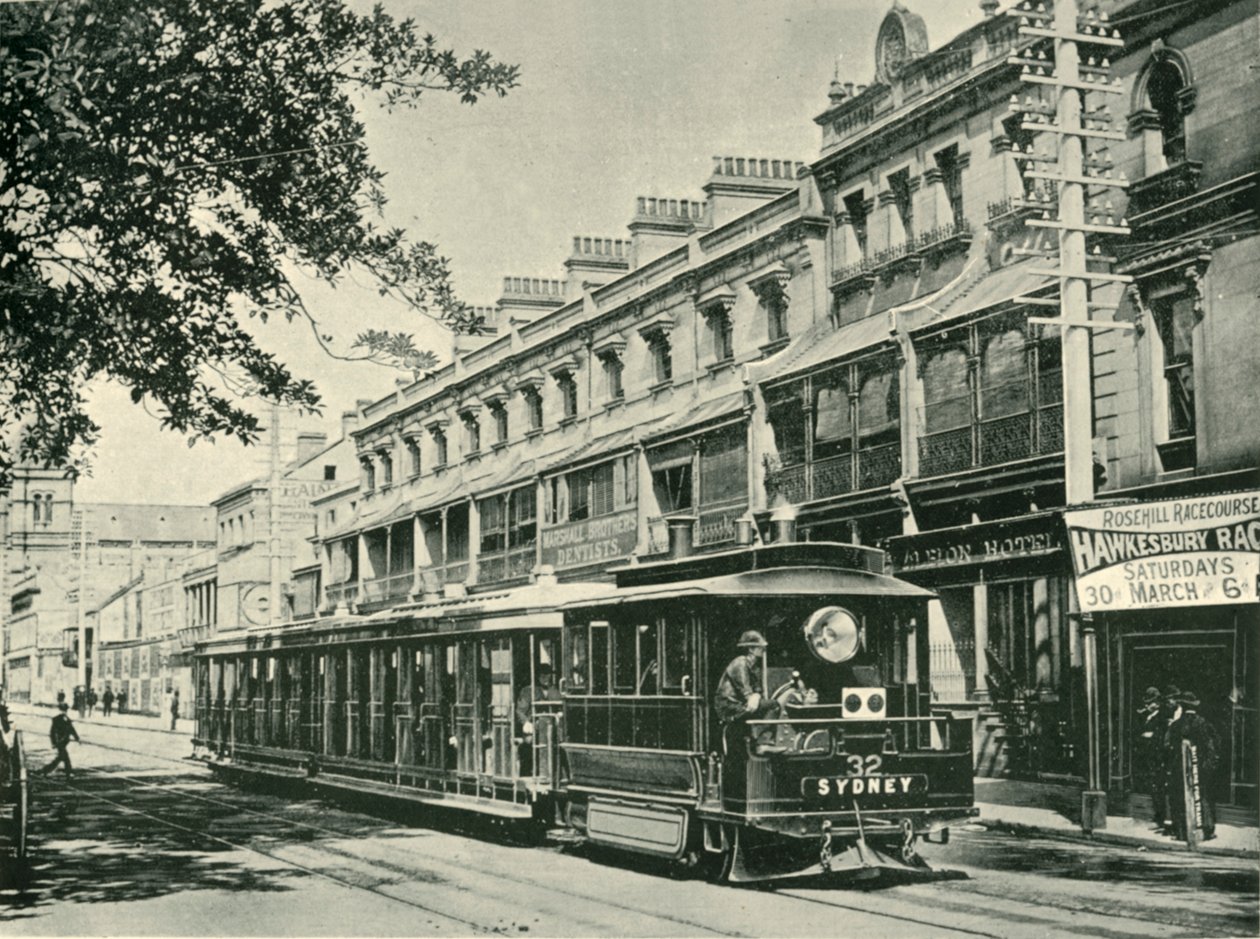 En Sydney Steam Tram, 1901. av Unbekannt