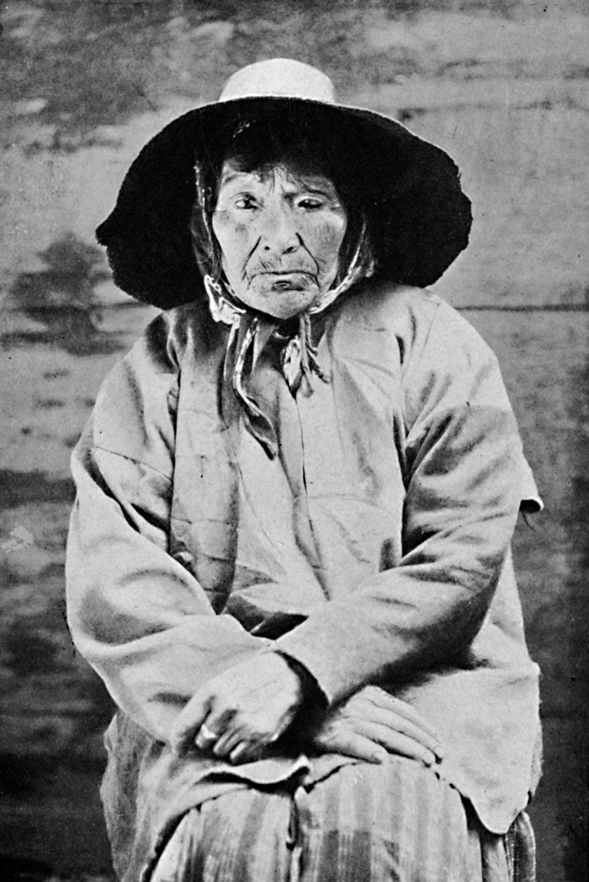 En Tlingit-kvinna i Alaska, 1912 av Unbekannt
