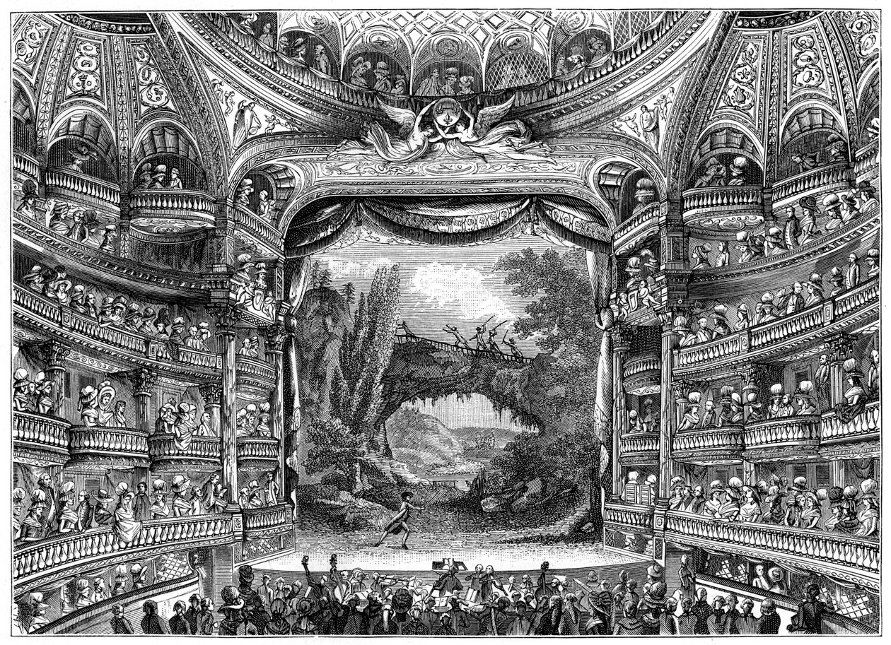En mängd nöjen, fransk teater, 1789, 1885 av Unbekannt