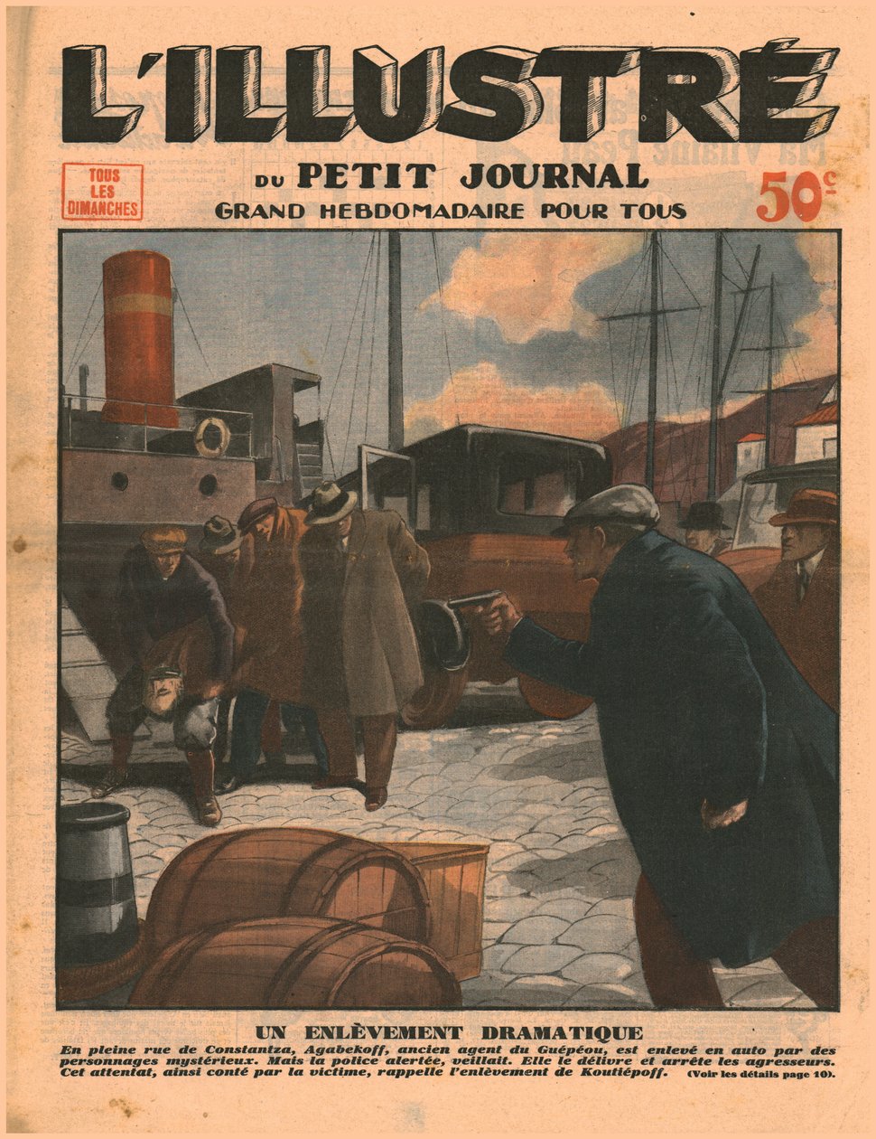 Ett dramatiskt bortförande, 1932. av Unbekannt