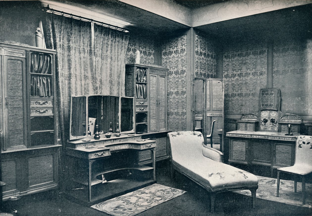 Ett omklädningsrum av Georges de Feure 18681943, 1900 av Unbekannt